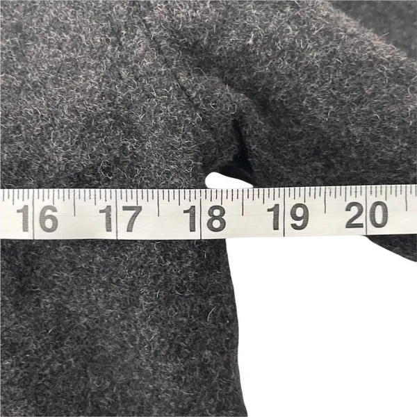 Weather Tamer Women's Size Small Grey Double Breasted 100% Wool Pea Coat - Image 8
