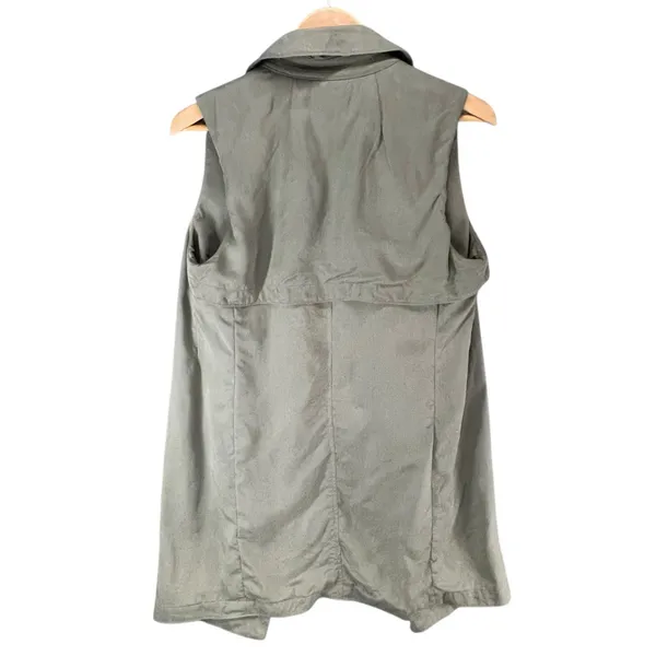 Babaton Aritzia Vest Womens S Sleeveless Trench Duster Long Open‎ Front Layering - Image 3
