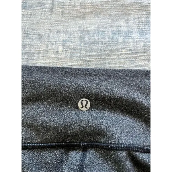 Lululemon Dark Heathered Charcoal Gray Align Cropped Leggings Size 8 - Image 3