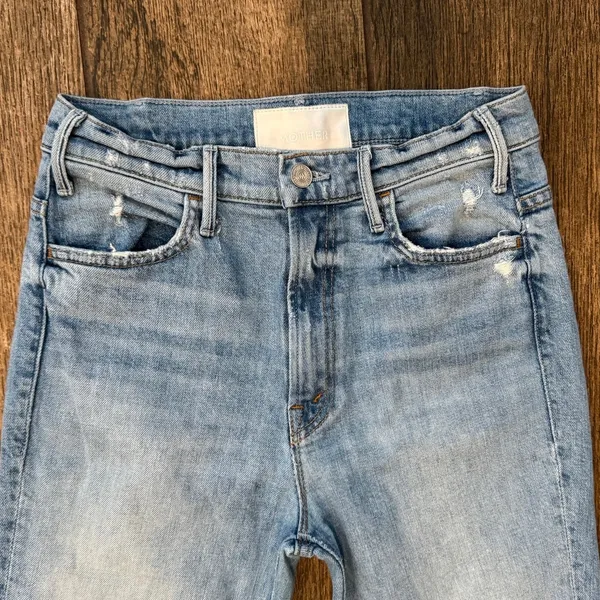 Mother Denim The Hustler Ankle Fray On The Ropes Jeans Size 27 - Image 6
