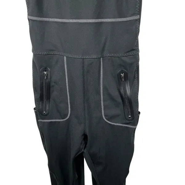 Free People Movement Cross‎ The Line Bodysuit Black Women’s Size Medium athletic - Image 4