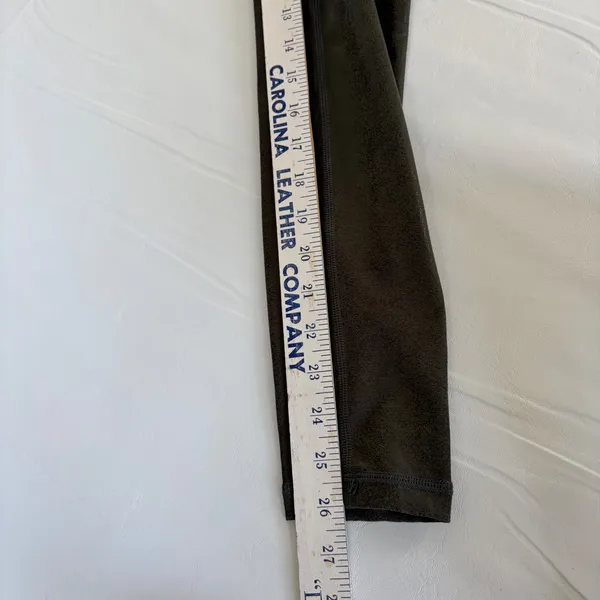 OFFLINE by Aerie Crackle Metallic High Waisted Leggings Olive Green‎ XS - Image 6