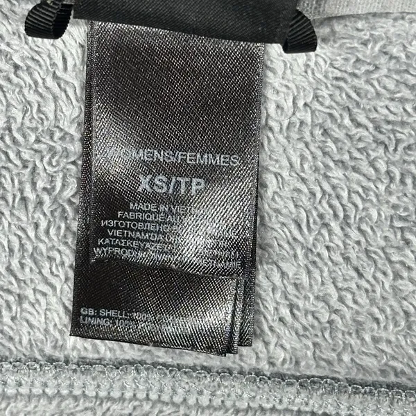 The North Face Women’s Fleece Jacket Size XS Gray Full Zip Lightweight Outdoor - Image 4