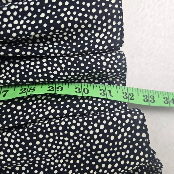 Zara Black White‎ Polka Dot Tiered Ruffle Mini Dress Puff Sleeve Size S - Image 8