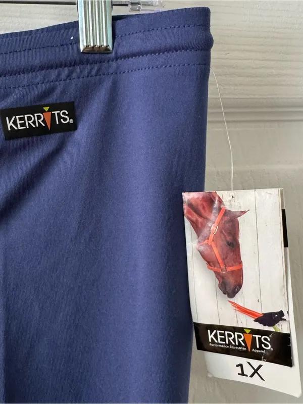 Kerrits Performance Knee Patch Pocket Riding Tights Equestrian 1X New - Image 8