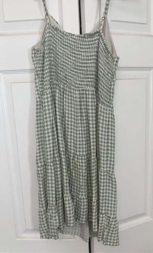 Mini sundress Green Size M - Image 2