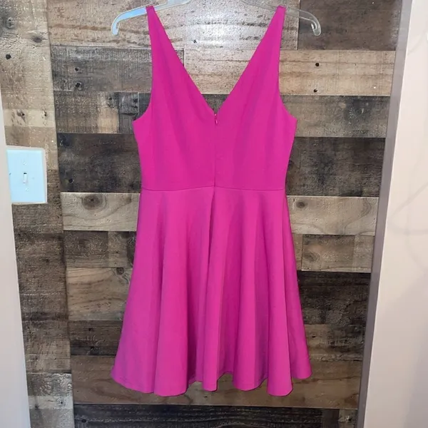 Lulu’s Darling Delight Raspberry Pink Skater Dress - Image 12