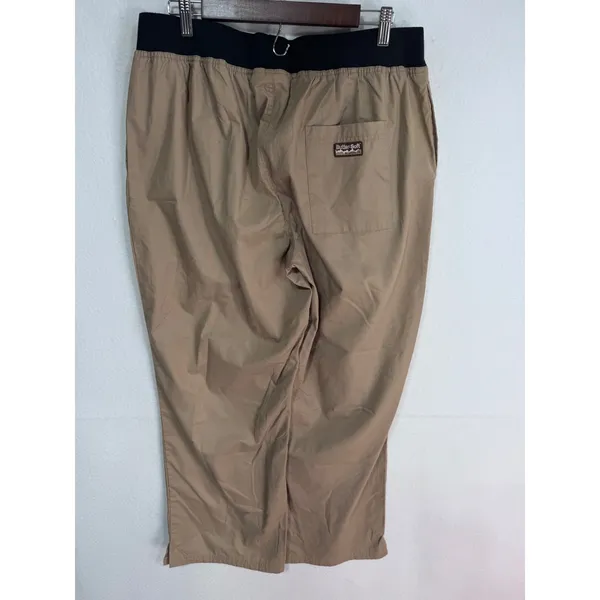 Butter-Soft XL Tan Scrub Pants‎ Women's Elastic Waist Comfort Medical - Image 2
