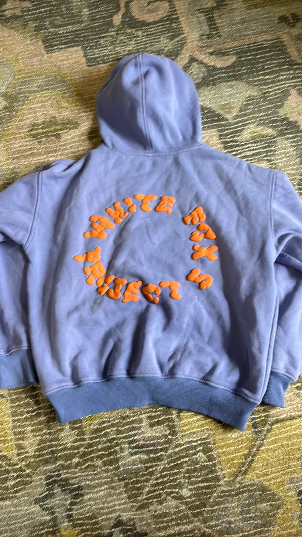 White Fox Boutique Blue Hoodie Oversized - Image 2