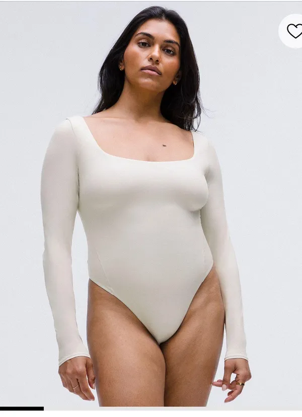 Lululemon wundermost ultra soft square neck long sleeve body suit - Image 5