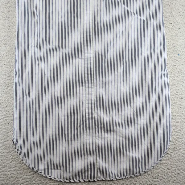 Sandro Paris Striped Slip Dress Blue White Cotton V-Neck Mini Size 38 R20002E-10 - Image 8