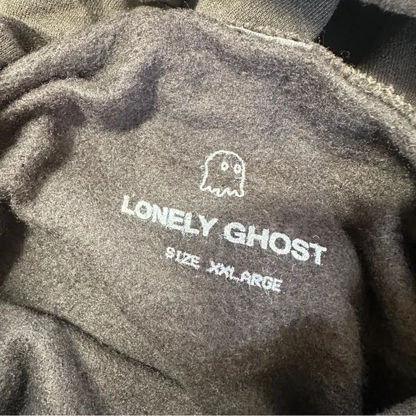Lonely Ghost Women’s Sweatshirt Hoodie Pullover It’s Cool To Care 2021 Brown XXL - Image 12