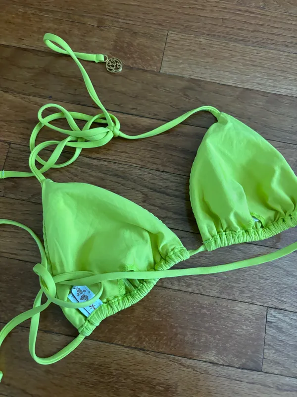 Luli Fama QUE SERA SERA - Seamless Triangle Bikini Top - small - Image 5