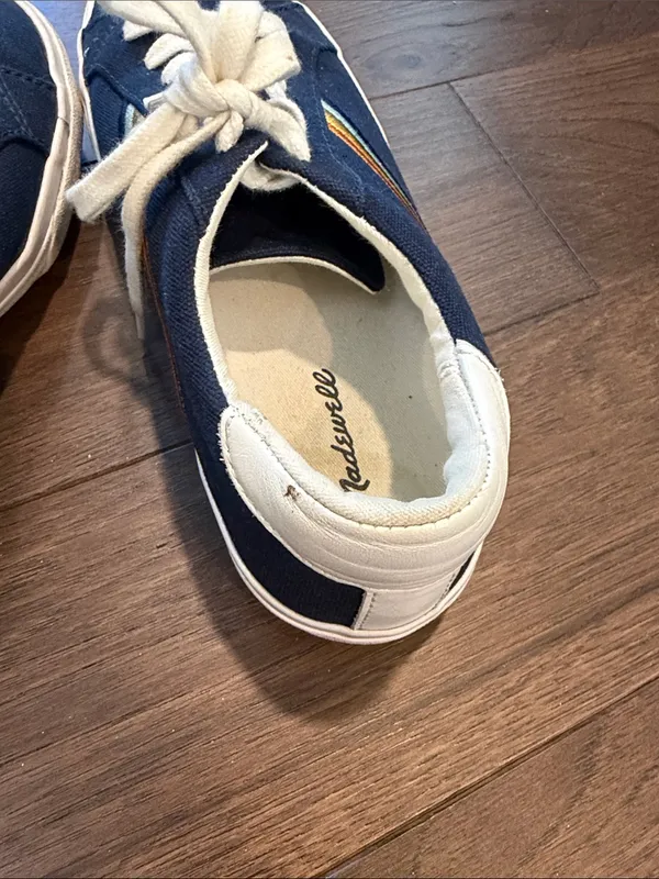 Madewell Sidewalk Women's Size 10 Low Top Casual Sneakers - C38-031 - Image 9