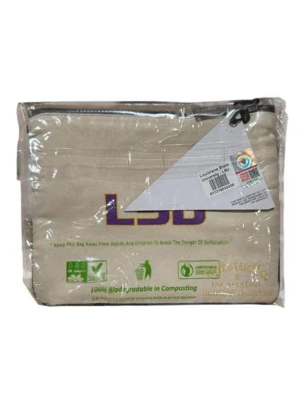 Catstudio Collegiate LSU Louisiana State University Zipper Pouch Travel Bag NWT - Image 6