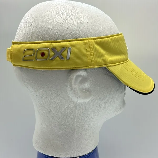 Nike‎ Golf VRS 20XI Swoosh Logo Embroidered Adjustable Athletic Visor Yellow Hat - Image 4