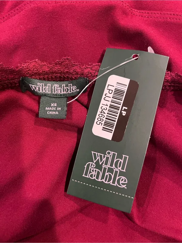 🌺Wild Fable Red Game Day Lace Mini Skater Dress Size Xs🌺 - Image 6