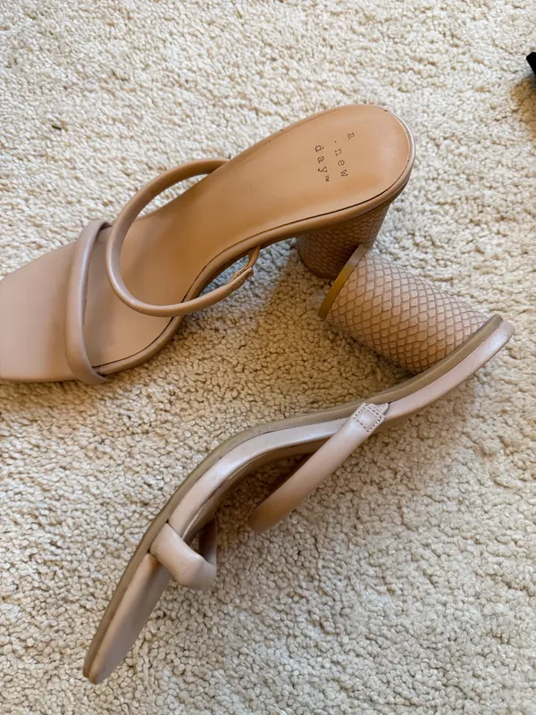 A New Day Target Snake Heel Sandal - Image 3