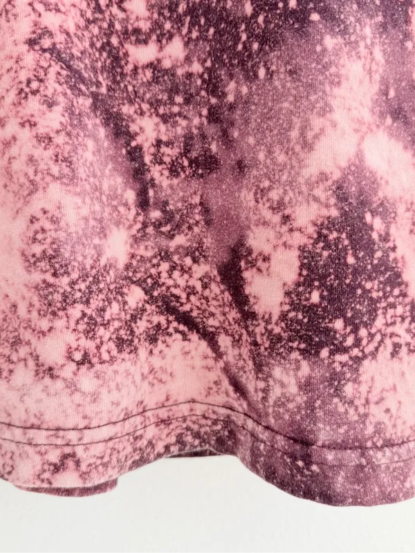 Custom Bleached Pocket Tee Pink Size XXL - Image 7