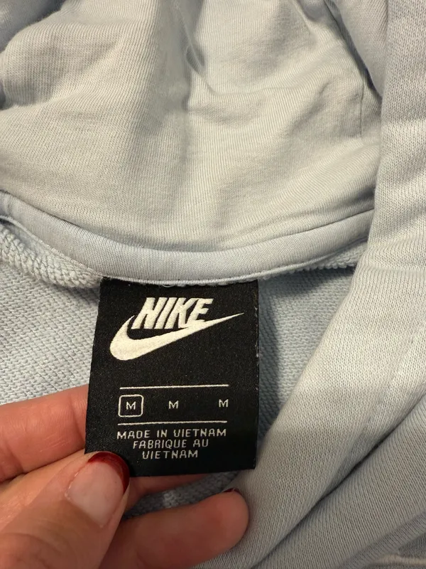 Baby Blue Nike Hoodie - Image 3