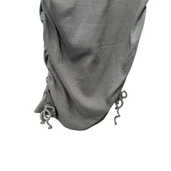 True Religion Womens Black HS Side Ruch Dress Size L SKU 9080 - Image 8