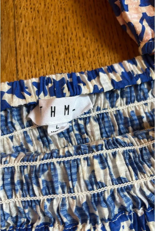 THML Midi Dress Blue - Image 2