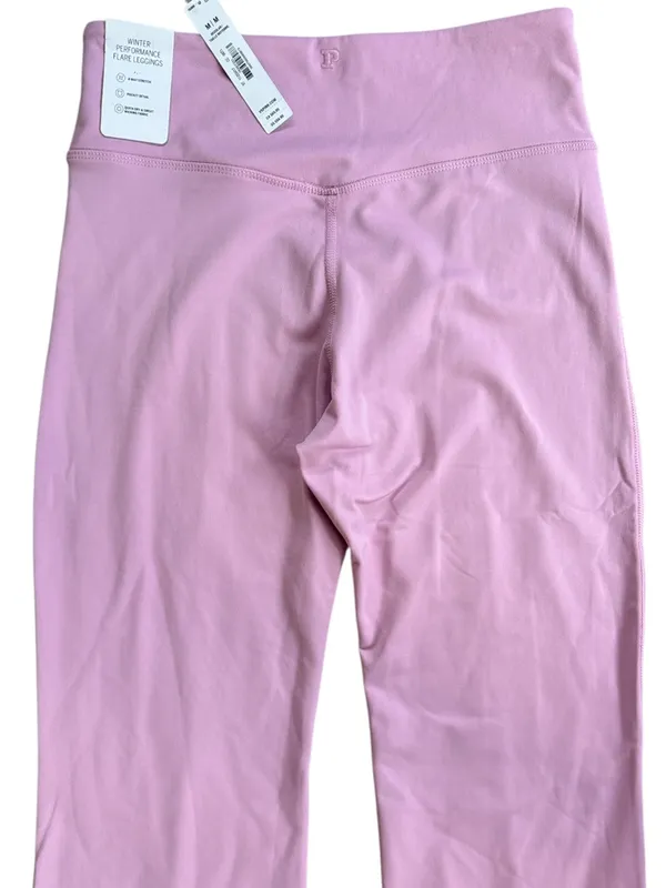 NWT PINK Victoria’s Secret Winter Performance Flare Leggings Pink Size Medium - Image 5