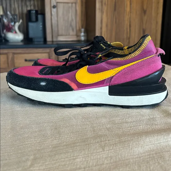 Nike Waffle One Pink Orange Womens‎ 8.5 - Image 4
