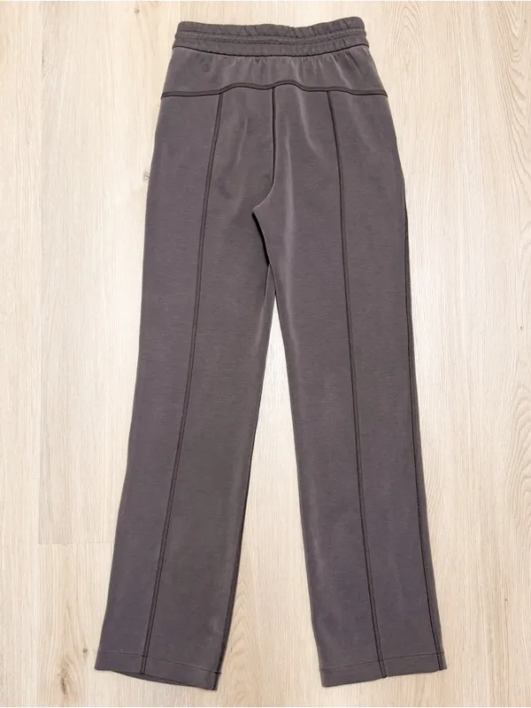 Lululemon Sequoia Brown Softstreme Straight Drapey Leg Elastic Waisted Pants 2 - Image 6