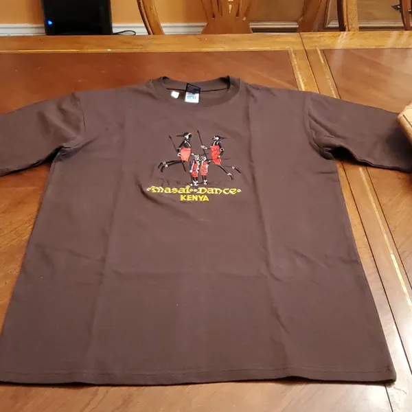 Kenya Masai Dance T shirt Size M - Image 4