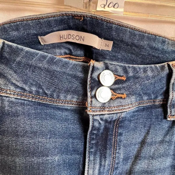Hudson Jeans‎ pants denim Straight leg NWT Size 34 Mid-Rise Women Junior Teen - Image 2