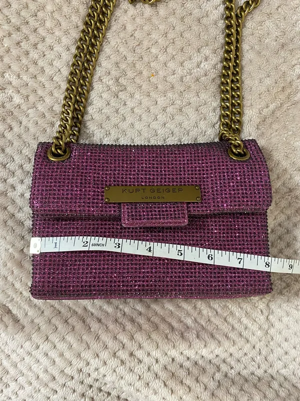 Kurt Geiger London Rhinestone Mini Brixton Shoulder Bag - Image 12