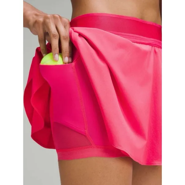 Lululemon Court Rival High-Rise Skirt Lip Gloss Pink Size 10 Golf Tennis Skirt - Image 4