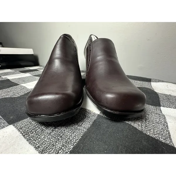 New Liz Baker Shoes Womens 8 M Slip On Pumps‎ Brown Heels Rounded Square Toe - Image 15