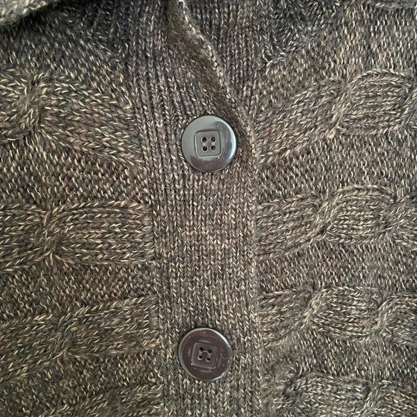 EUC | United States Sweaters women’s brown thick knit acrylic collar‎ sweater - Image 5