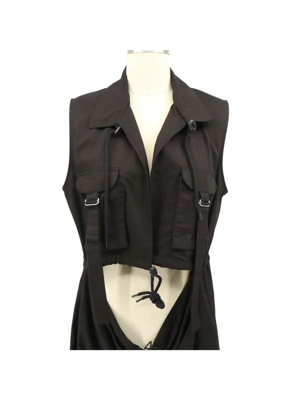 #VDR Viadellerose Forever Young Avant Garde Lagenlook Sleeveless Vest Dress S - Image 3