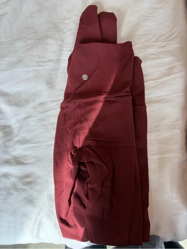 CRZ YOGA High-Rise Wine Leggings - Image 2