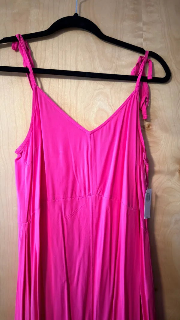Old Navy Hot Pink Maxi Jumpsuit Romper - Image 2