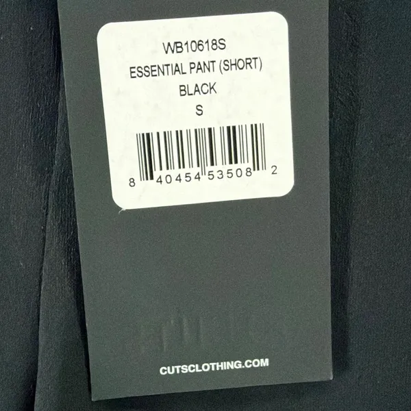 Cuts Clothing Essential Pant S Short Black Pleated Wide Leg Business Trouser NEW - Image 11
