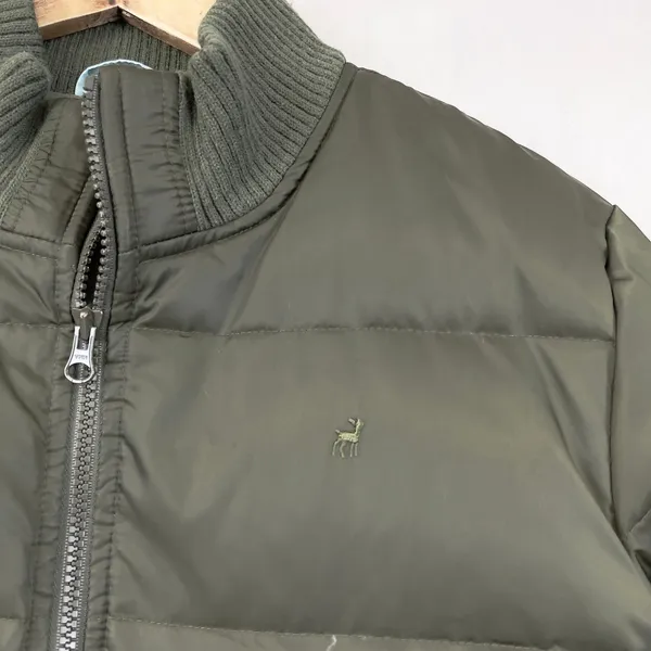 Y2K Old Navy Womens Puffer Down Jacket XL Frost Free Bomber Gorpcore Winter Cozy - Image 3