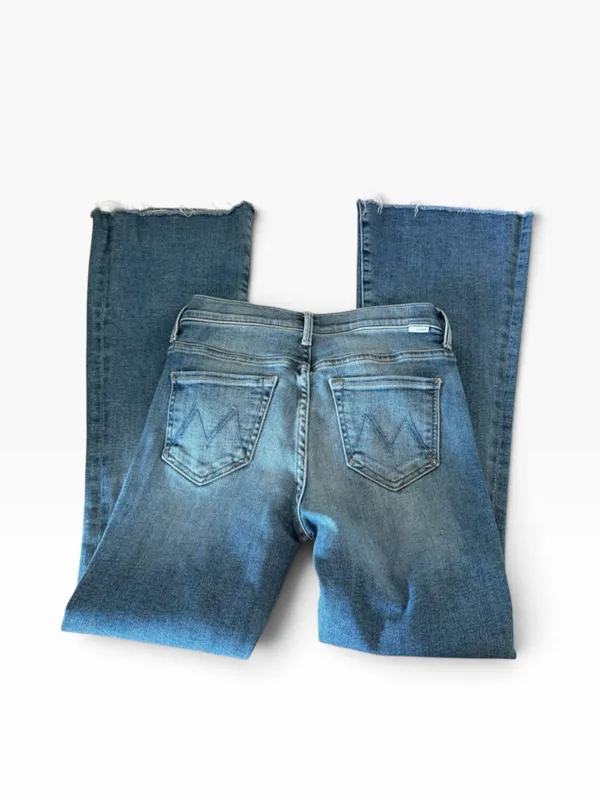 MOTHER The Weekender Fray Hop On Hop Off Jeans Size 25 - Image 2