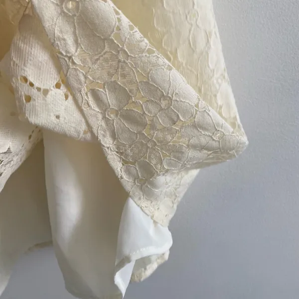 Windsor Cream Lace Midi Dress - Image 10