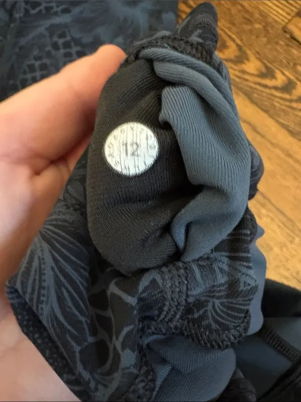 Lululemon Wunder Under HR Tight 25" Nouveau Mach Blue Black Sz 12 Luxtreme NWOT - Image 6
