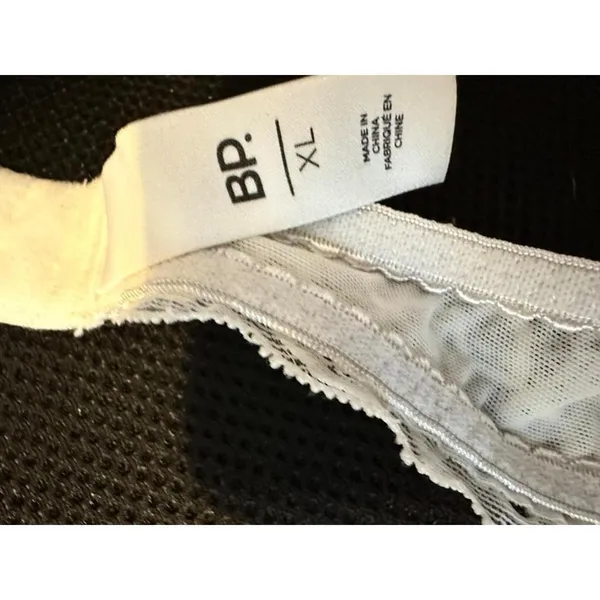 BP Floral Lace Halter Bralette Cream Ivory Scalloped XL Coquette Boho‎ - Image 5