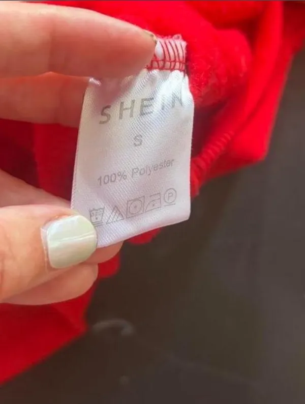 SHEIN Red Pullover Hoodie - Image 5