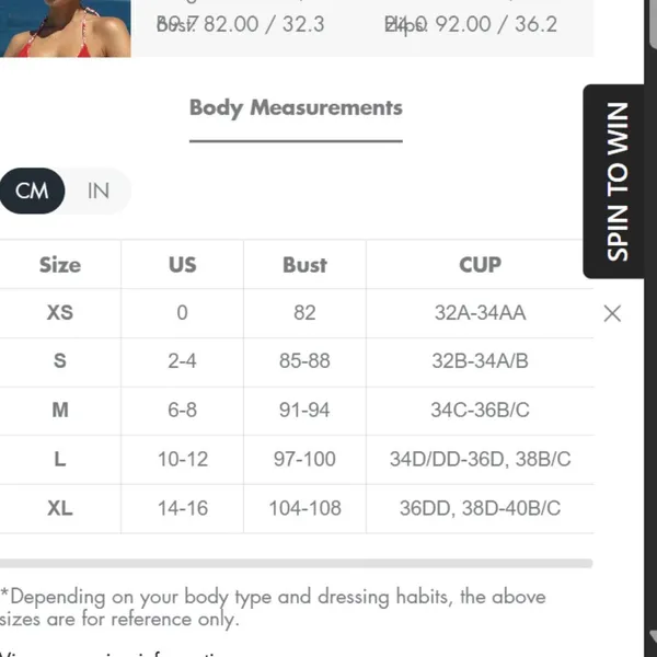 BERLOOK Red Lurex Cut Out Bikini Top AND Red Lurex Bikini Bottom 22 - Image 10