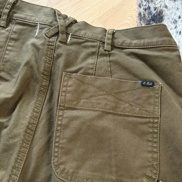 ALEX MILL Women Green Wide Leg Pants Size‎ 4 - Image 5