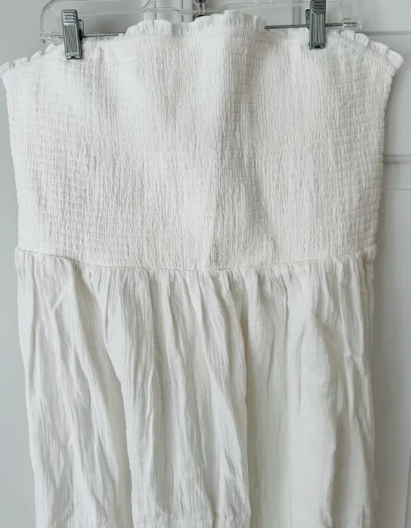 Anthropologie The Marisol Smocked Gauze Maxi Dress, Size XL - Image 6