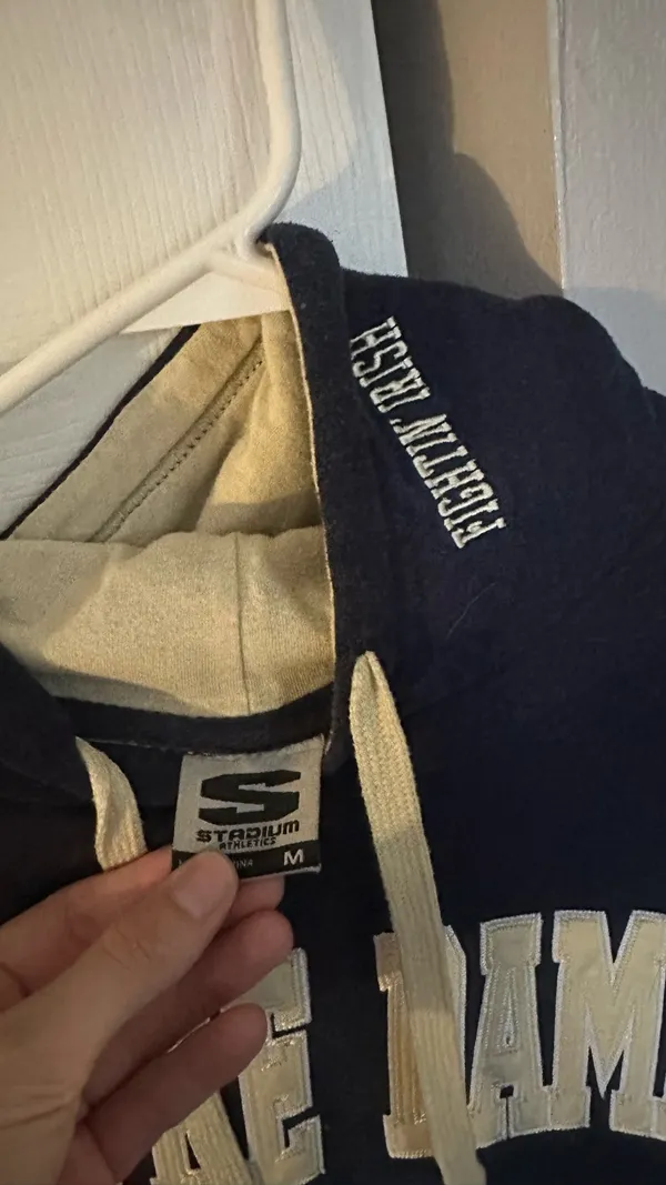 Notre dame sweatshirt Black - Image 2
