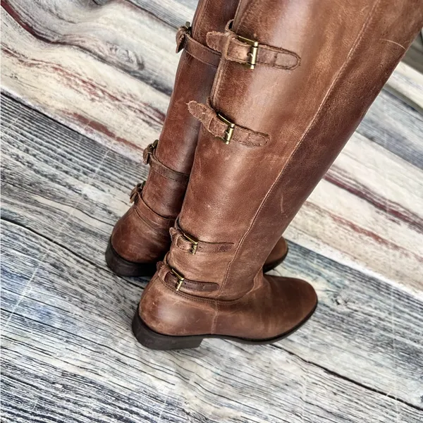 Matisse “Becky” Brown Leather Knee-High Boots - Image 6